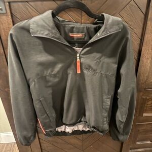 Vintage Prada Sport Black cropped pullover jacket sz M